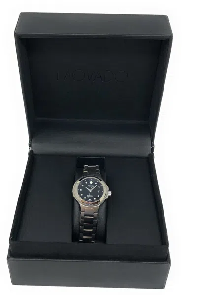 Pre-owned Movado Ladies Watch Series 800 2600053 Silver Tone S. Steel Swiss Quartz/ 30mm