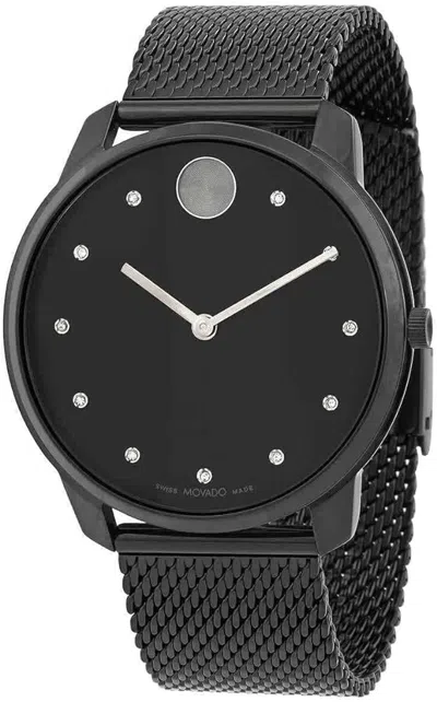 Movado Men's Bold 42mm Quartz Watch In Black