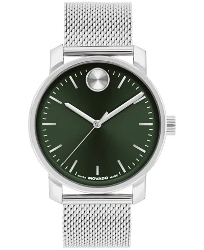 Movado Men's Bold Access Swiss Quartz Stainless Steel Watch, 41mm In Metallic