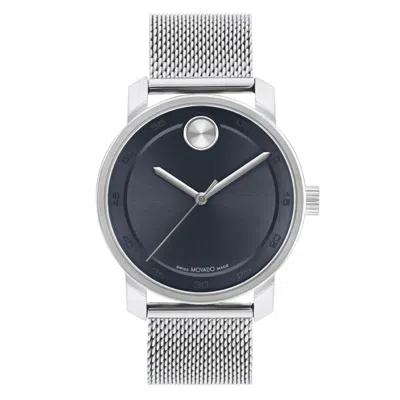 Movado Men's Bold Blue Dial Watch In Metallic