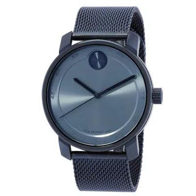 Movado Bold Mesh-strap 41mm Watch In Blue