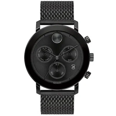 Pre-owned Movado Men's Bold Evolution Black Dial Watch