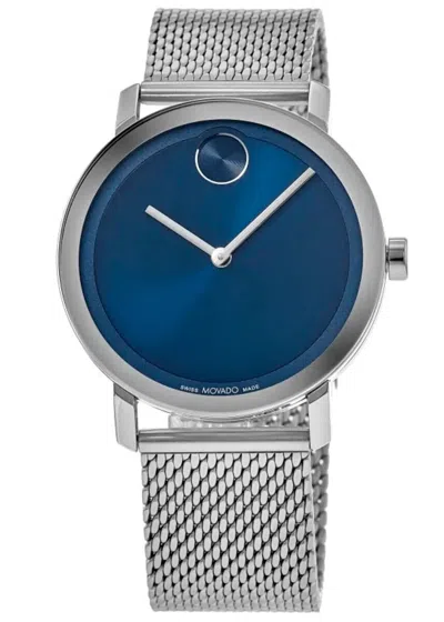 Pre-owned Movado Men's Bold Evolution Blue Dial Watch - 3600901