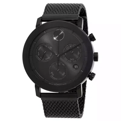 Pre-owned Movado Men's Bold Evolution Chronograph Quartz Black Dial Watch - 3600810