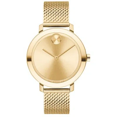 Pre-owned Movado Men's Bold Evolution Gold Dial Watch - 3600814