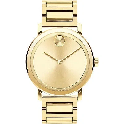 Pre-owned Movado Men's Bold Gold Dial Watch - 3600795