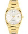 Movado Men's Bold Quest Swiss Automatic Ionic Plated Light Gold Steel Watch, 39mm In Gold-tone