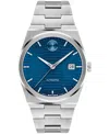 Movado Men's Bold Quest Swiss Automatic Stainless-steel Watch, 39mm In Silver-tone