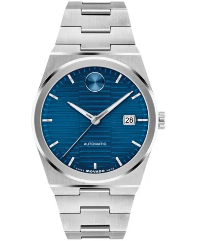 MOVADO MEN'S BOLD QUEST SWISS AUTOMATIC STAINLESS-STEEL WATCH, 39MM