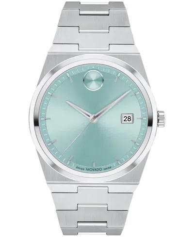 MOVADO MEN'S BOLD QUEST SWISS QUARTZ STAINLESS STEEL WATCH 40MM