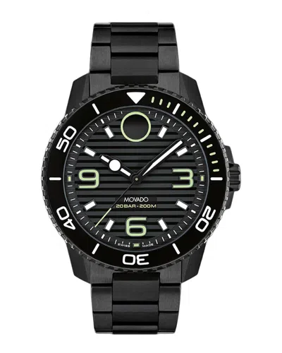 Movado Men's Bold Black Dial Watch