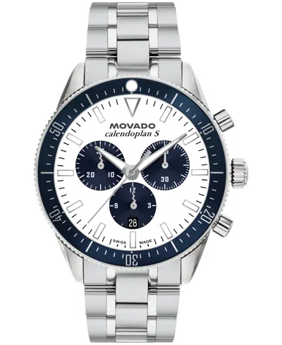 Movado Men's Calendoplan S Swiss Quartz Chrono Stainless-steel Watch, 42mm