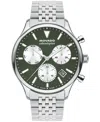 Movado Men's Calendoplan Swiss Quartz Chrono Stainless-steel Watch, 43mm In Silver-tone
