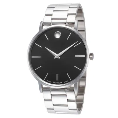 Movado Unisex Corporate 40mm Quartz Watch In Metallic