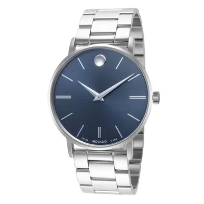Movado Men's Corporate 40mm Quartz Watch In Silver