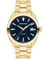 Movado Men's Datron Swiss Automatic Ionic Plated Light Gold Steel Watch, 39mm