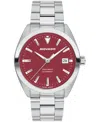 Movado Men's Datron Swiss Automatic Stainless Steel Watch 40mm In Silver-tone
