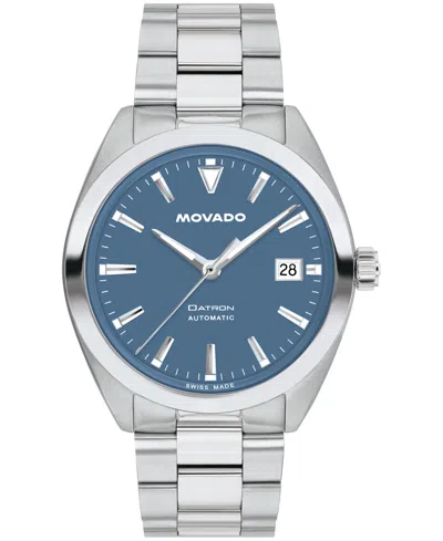 Movado Men's Datron Swiss Automatic Stainless Steel Watch 40mm In Silver-tone