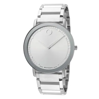 Movado Men's Sapphire 40mm Quartz Watch In Metallic