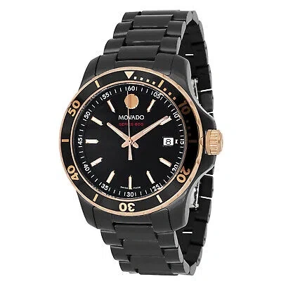 Pre-owned Movado Men's Series 800 Black Dial Watch - 2600162
