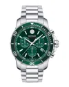 Movado Men's Series 800 Swiss Quartz Chronograph Performance Silver-tone Steel Watch 42mm
