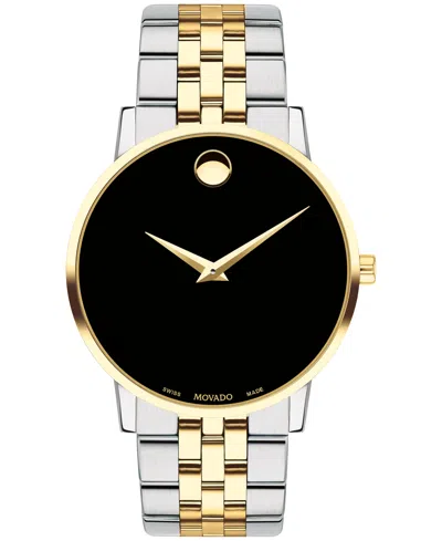 Movado Men's Swiss Museum Classic Two-tone Pvd Stainless Steel Bracelet Watch 40mm In No Color