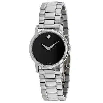 Pre-owned Movado Mens Black Dial Watch - 2100017