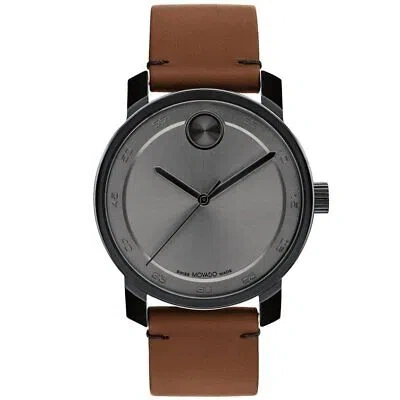 Pre-owned Movado Mens Bold Access Grey Dial Watch - 3600917
