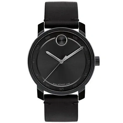 Pre-owned Movado Mens Bold Black Dial Watch - 3600918