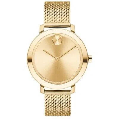 Pre-owned Movado Mens Bold Evolution Gold Dial Watch - 3600814