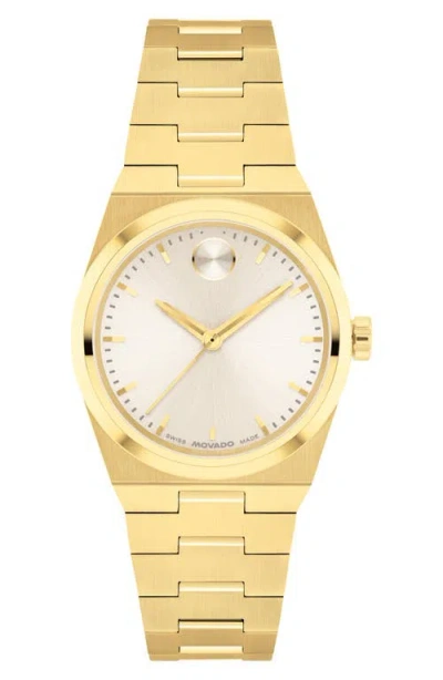 MOVADO MOVADO MINI BOLD QUEST BRACELET WATCH, 28MM