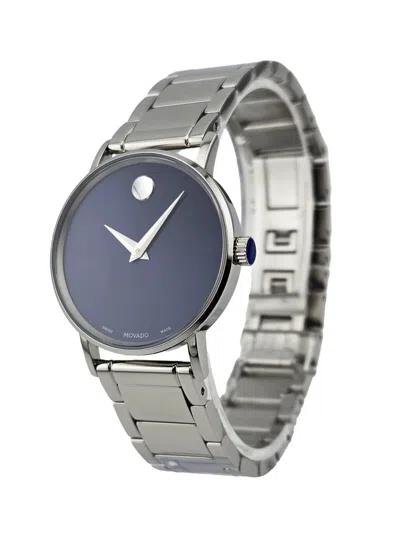 Pre-owned Movado Museum 0607235 Women's Quartz Stainless Steel Watch - Retail Price $995