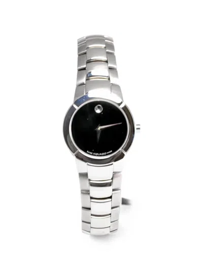 Pre-owned Movado Museum 25mm Watch In Black