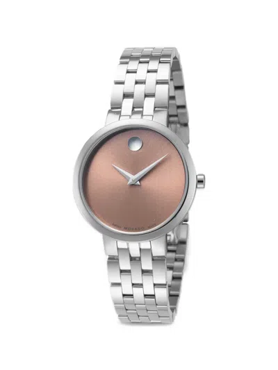 Movado Museum 29mm Watch In Pink