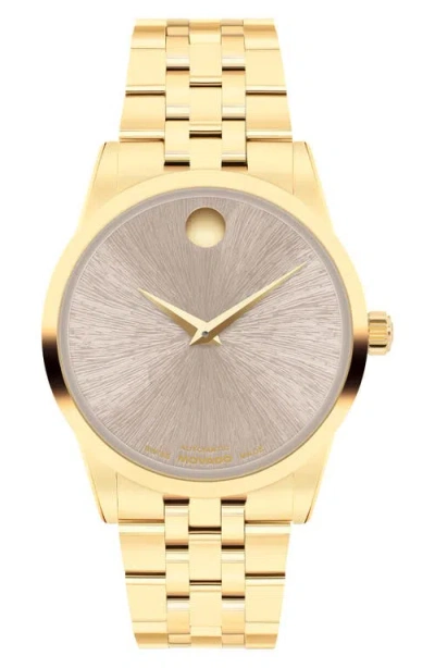 MOVADO MOVADO MUSEUM CLASSIC AUTOMATIC BRACELET WATCH, 33MM