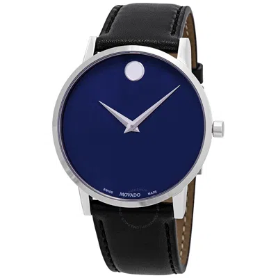 Movado Museum Classic Blue Dial Men's Watch 0607270 In Black / Blue