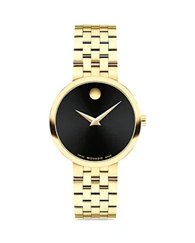 Movado Museum Classic Watch, 29.5mm In Gold