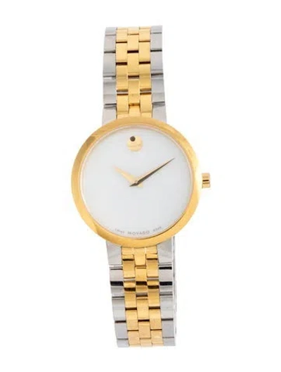 Pre-owned Movado Museum Classic Watch, 29mm In Multicolor