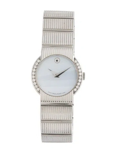 Pre-owned Movado Museum Concerto Watch, 26mm In Multicolor