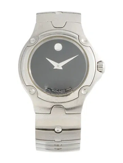 Pre-owned Movado Museum Sports Edition Watch, 27mm In Multi