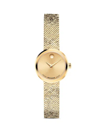 Movado Museum Velura Mini Watch, 21mm In Gold