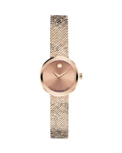 Movado Museum Velura Mini Watch, 21mm In Gold