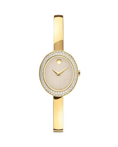 Movado Museum Watch, 22mm X 26mm In Gold