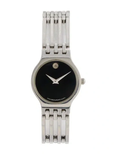 Pre-owned Movado Museum Watch, 23mm In Multi