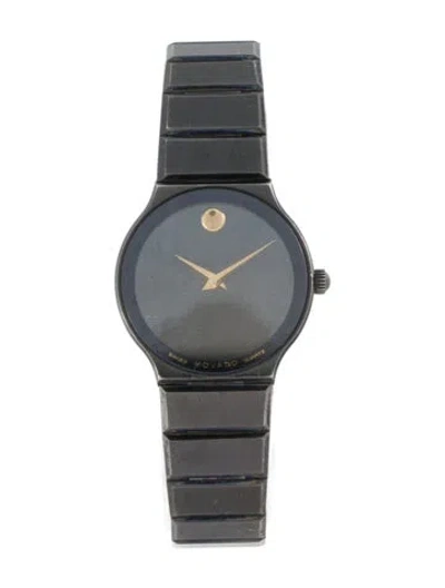 Pre-owned Movado Museum Watch, 23mm In Multi