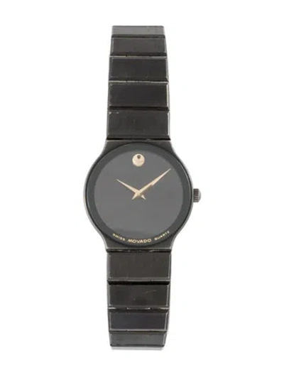 Pre-owned Movado Museum Watch, 23mm In Multicolor