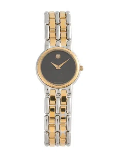 Pre-owned Movado Museum Watch, 23mm In Multicolor