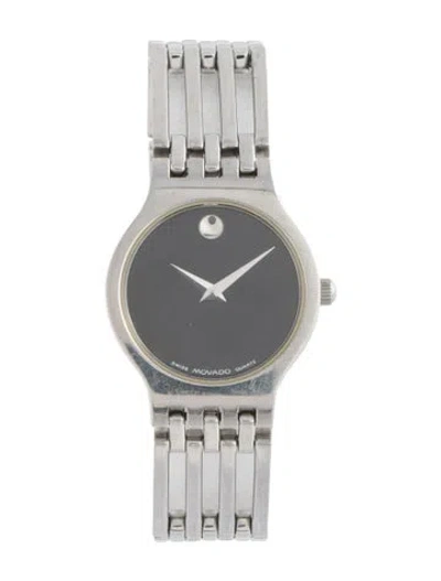 Pre-owned Movado Museum Watch, 23mm In Multicolor