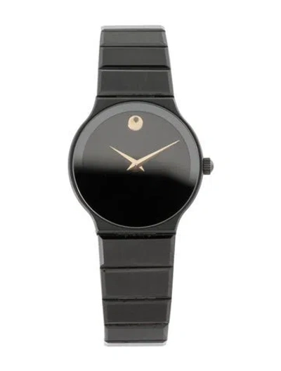 Pre-owned Movado Museum Watch, 23mm In Multicolor
