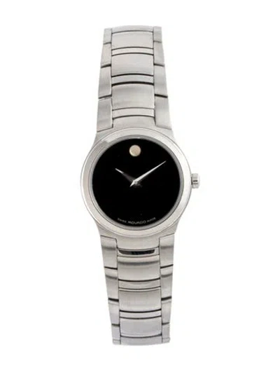 Pre-owned Movado Museum Watch, 25mm In Multi